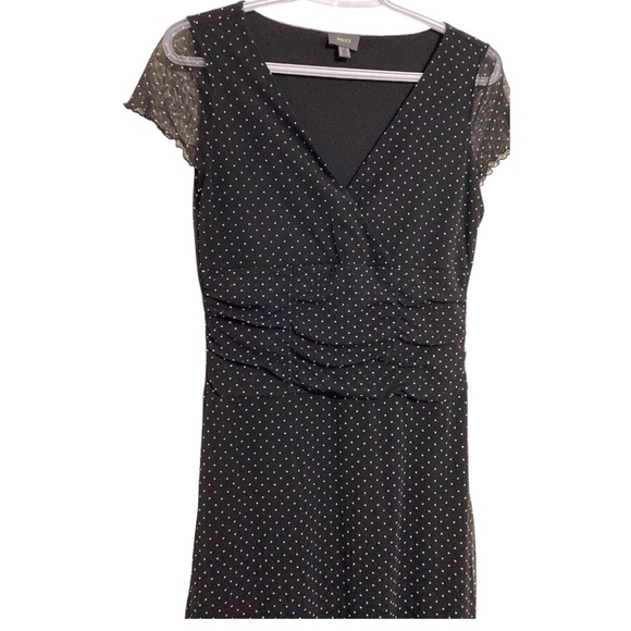Mexx Black & White Polka Dot Midi  Dress size M - Picture 2 of 12